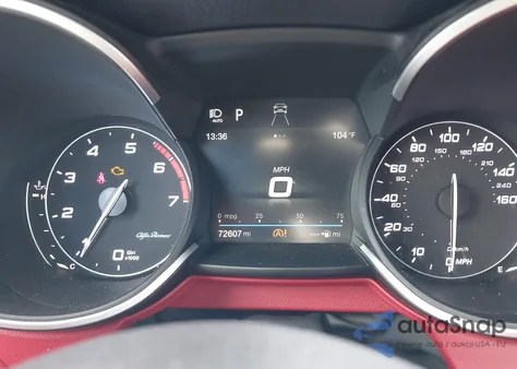 2018 Alfa Romeo Stelvio Ti Sport from USA, damaged, VIN ZASFAKNN8J7C17660